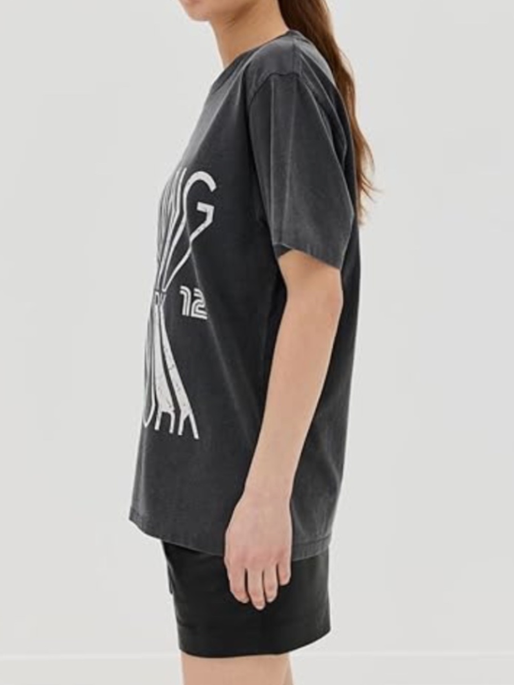 Anine Bing Colby tee, size large - Picture 6 of 9